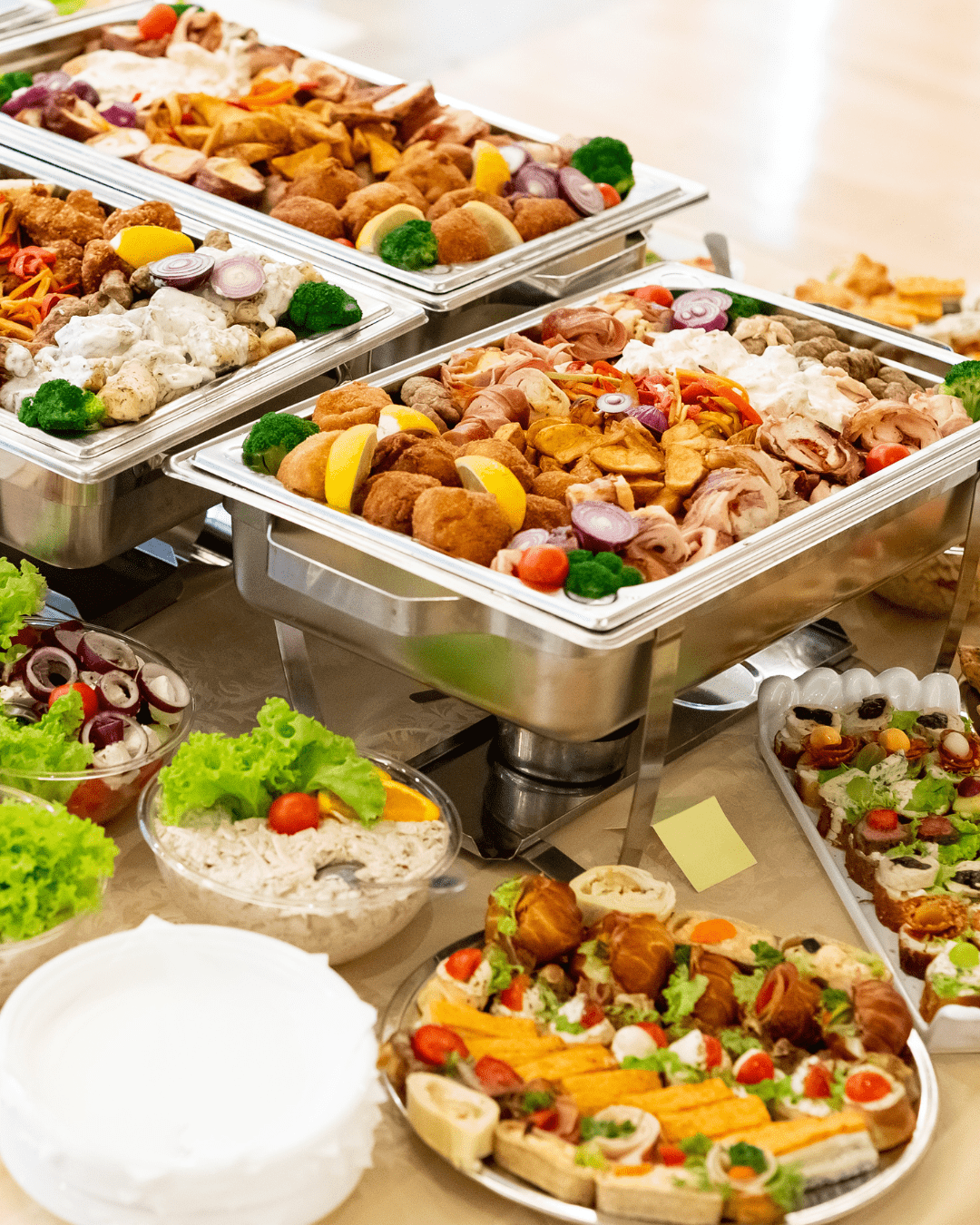 Catering-Buffet mit italienischen Spezialitäten vom Restaurant Milano in Bremen Huchting